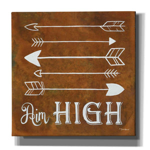 'Aim High' by Britt Hallowell, Canvas Wall Art,Size 1 Square