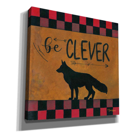 Image of 'Be Clever' by Britt Hallowell, Canvas Wall Art,Size 1 Square