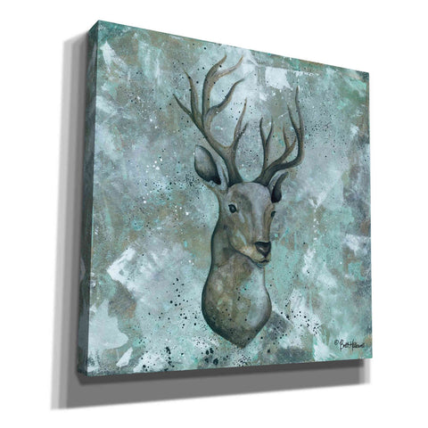 Image of 'Simplicity Deer' by Britt Hallowell, Canvas Wall Art,Size 1 Square