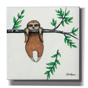 'Slo-Mo Fun II' by Britt Hallowell, Canvas Wall Art,Size 1 Square