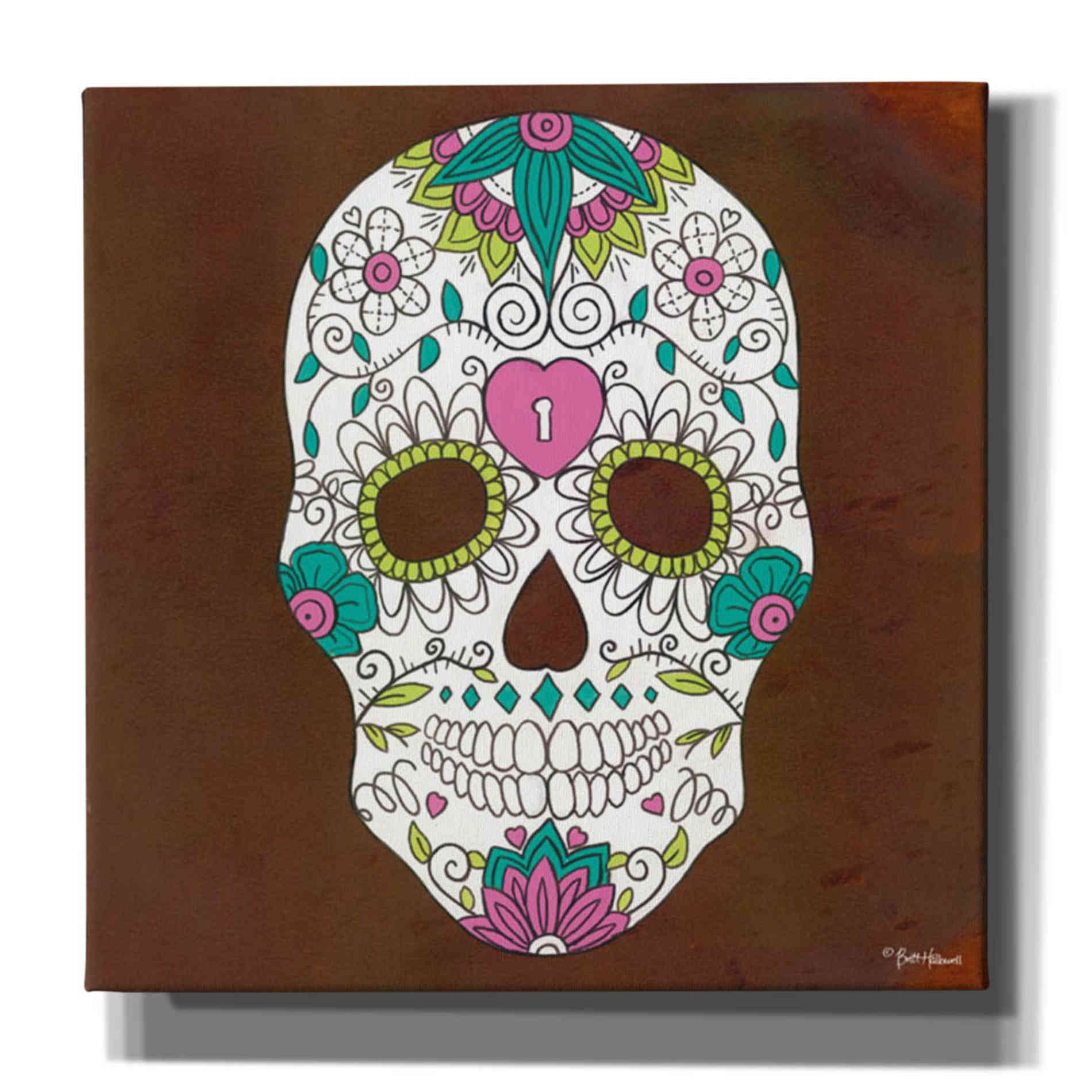 'Celebrating Life II' by Britt Hallowell, Canvas Wall Art,Size 1 Square