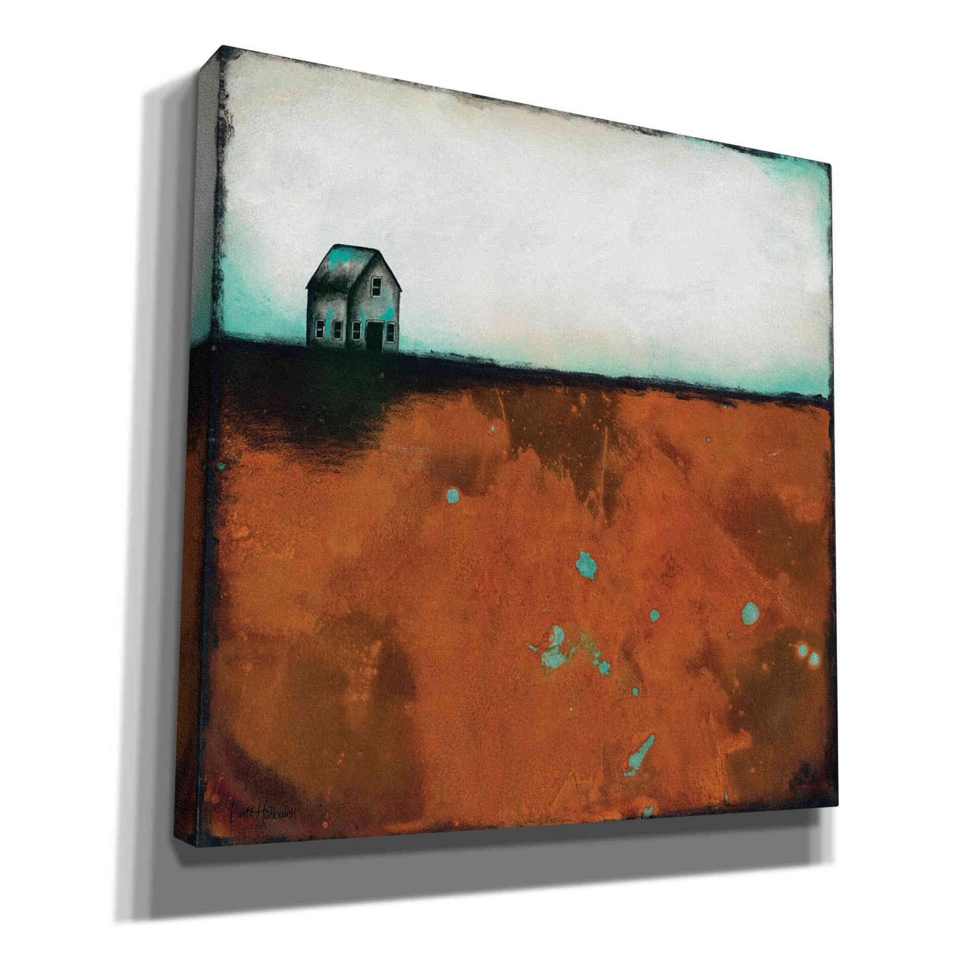 'Country Solace' by Britt Hallowell, Canvas Wall Art,Size 1 Square