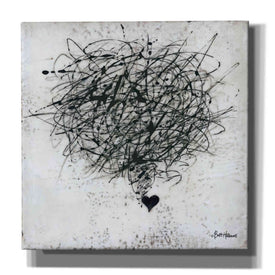 'Crazy Love' by Britt Hallowell, Canvas Wall Art,Size 1 Square