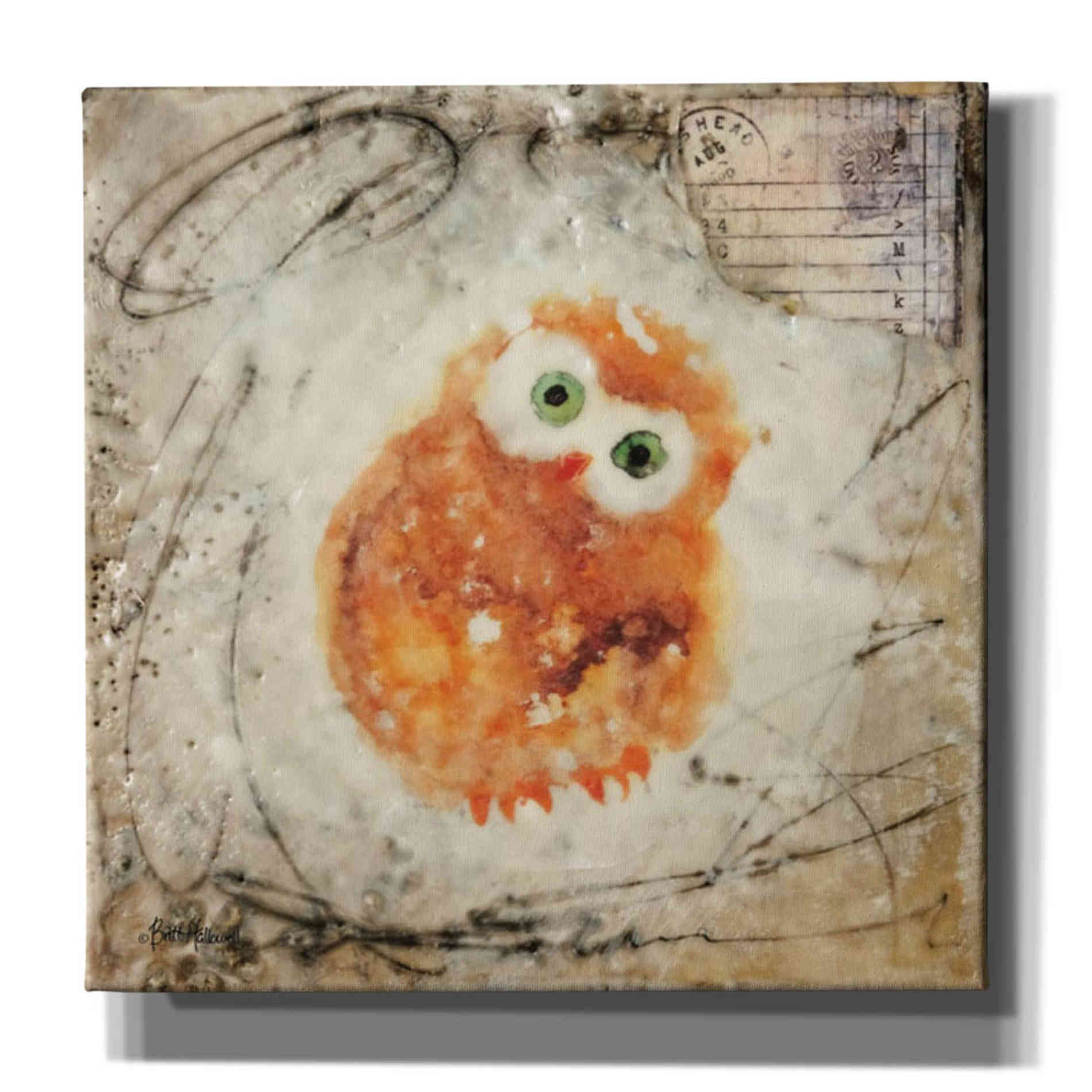'The Wonder Years IV' by Britt Hallowell, Canvas Wall Art,Size 1 Square