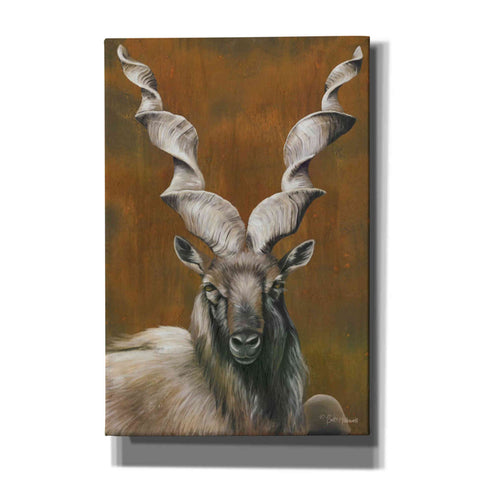 Image of 'Mighty Markhor' by Britt Hallowell, Canvas Wall Art,Size A Portrait