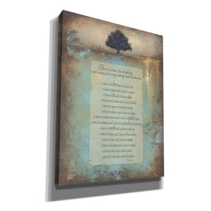 'Time for Everything' by Britt Hallowell, Canvas Wall Art,Size B Portrait