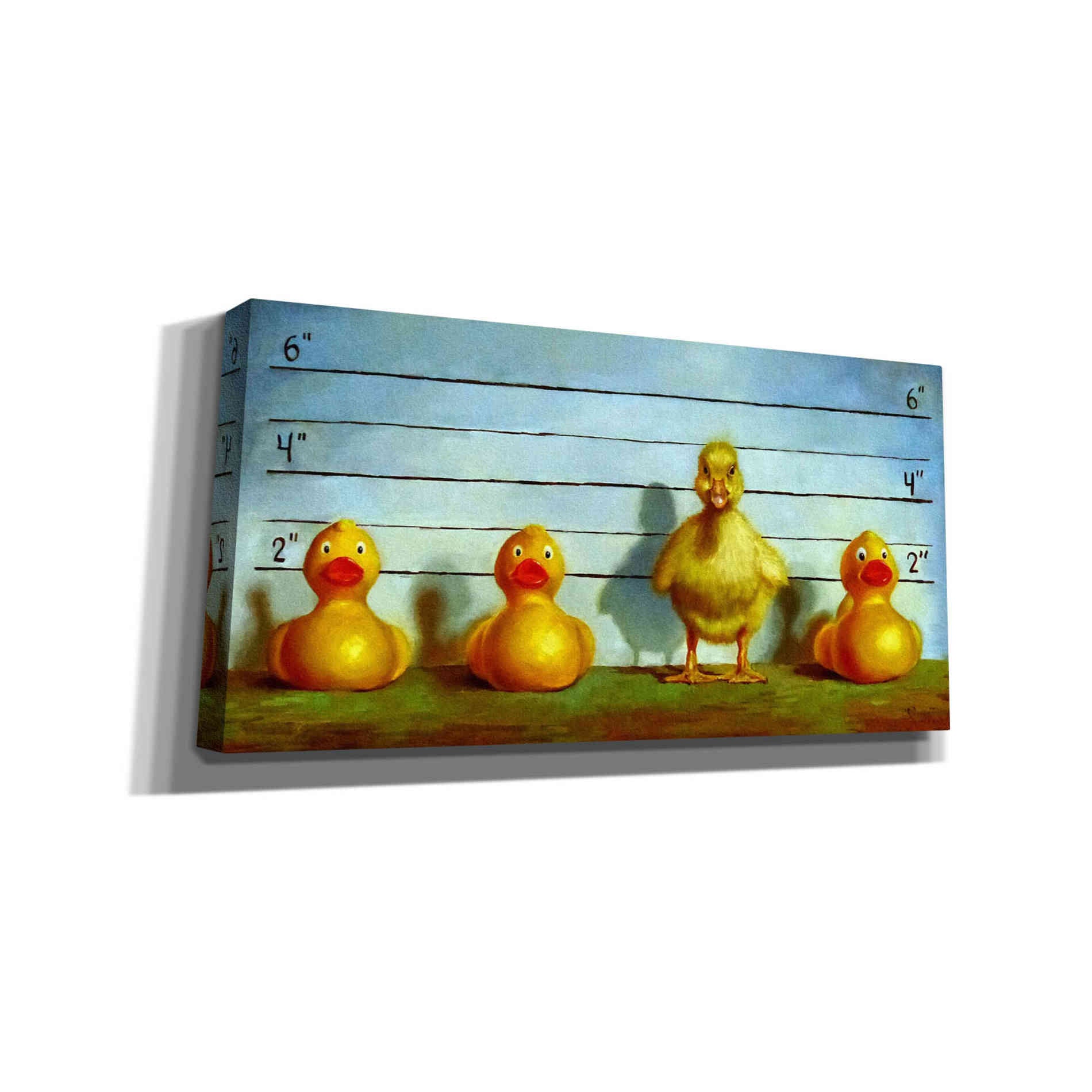 'The Big Lineup' by Lucia Heffernan, Canvas Wall Art,Size 2 Landscape