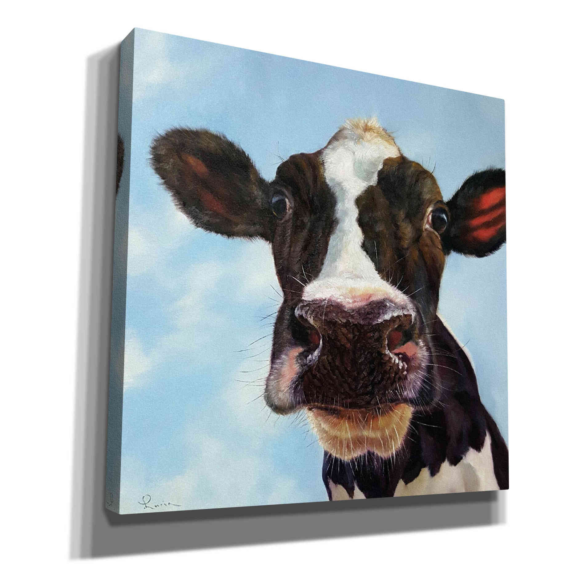 'Louise' by Lucia Heffernan, Canvas Wall Art,Size 1 Square