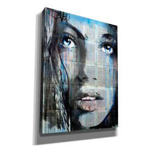 'Blue Sway' by Loui Jover, Canvas Wall Art,Size C Portrait