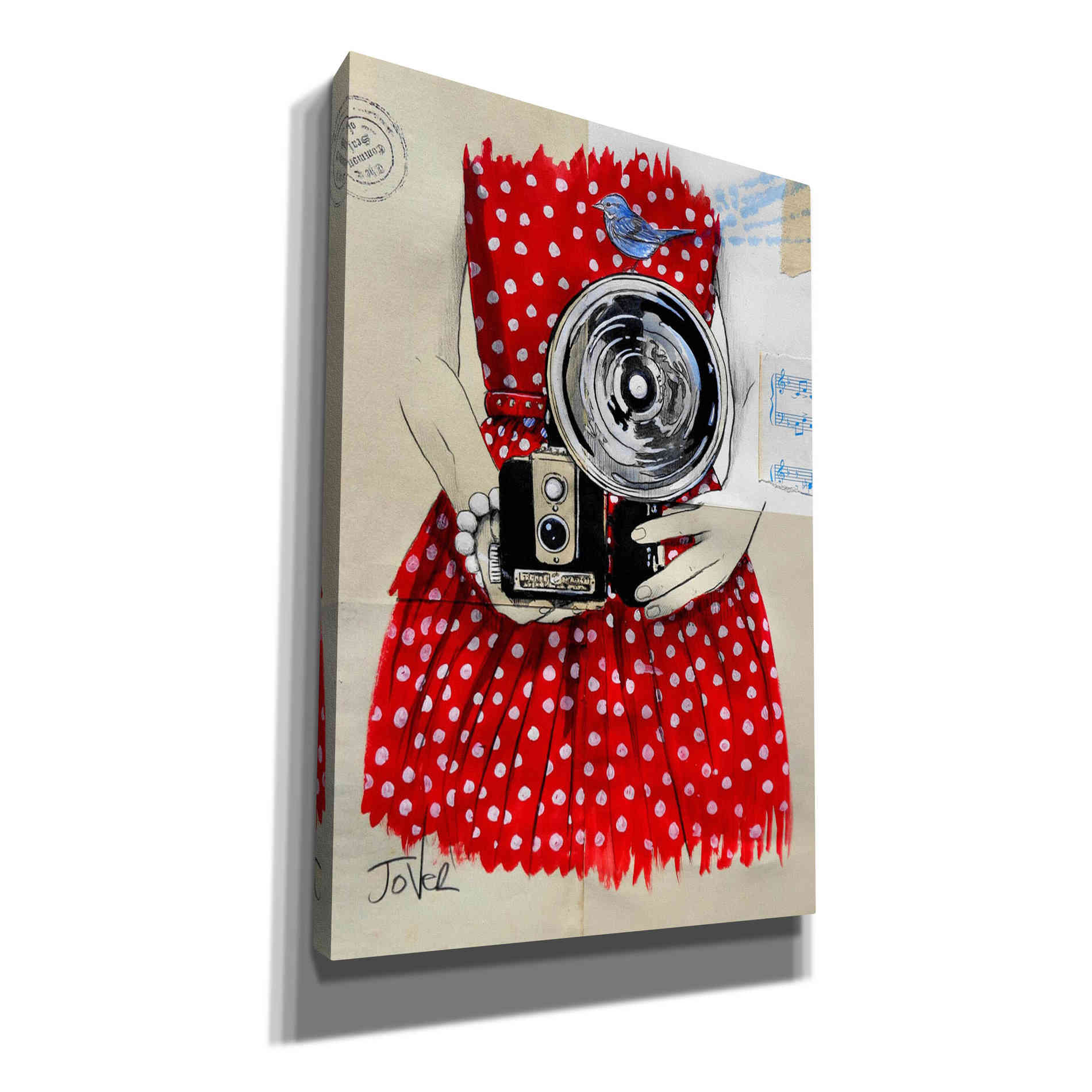 'Flash' by Loui Jover, Canvas Wall Art,Size A Portrait