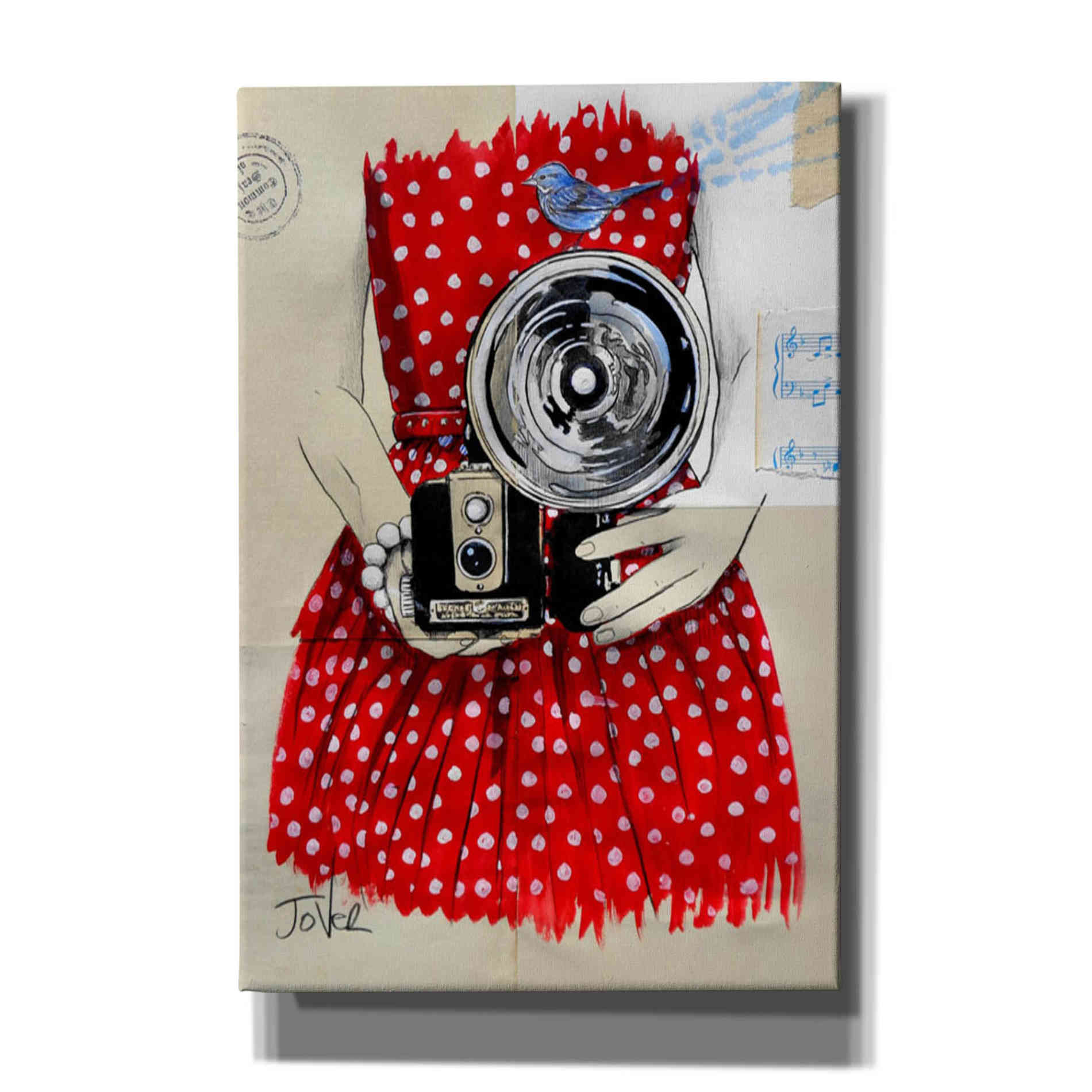 'Flash' by Loui Jover, Canvas Wall Art,Size A Portrait