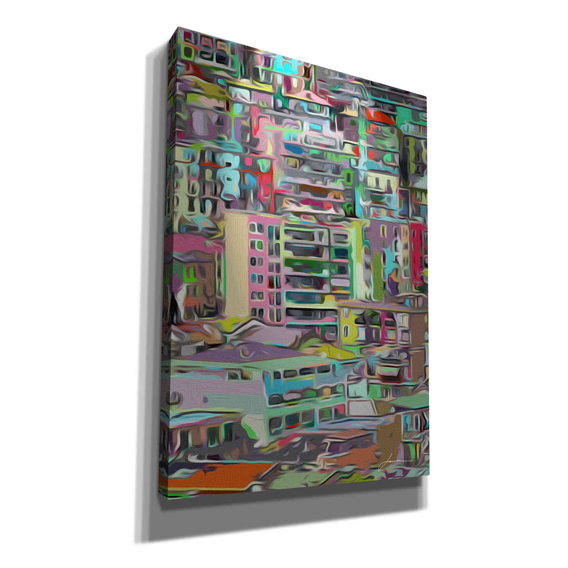 'Stack III' by James Burghardt Giclee Canvas Wall Art