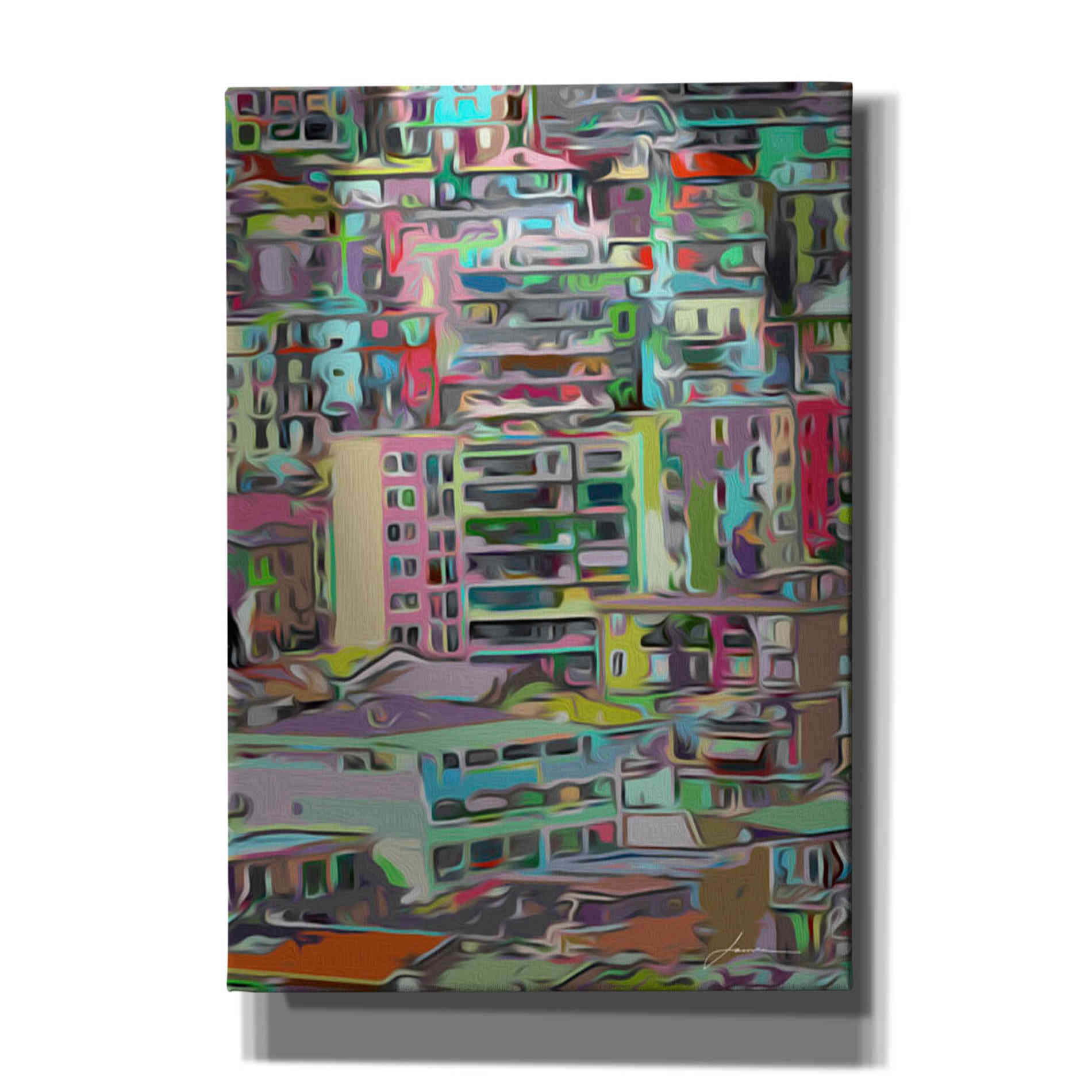 'Stack III' by James Burghardt Giclee Canvas Wall Art