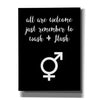 'Human Bathroom III' by Jarman Fagalde Giclee Canvas Wall Art