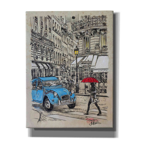 Image of 'Blue Citroen' by Loui Jover, Canvas Wall Art