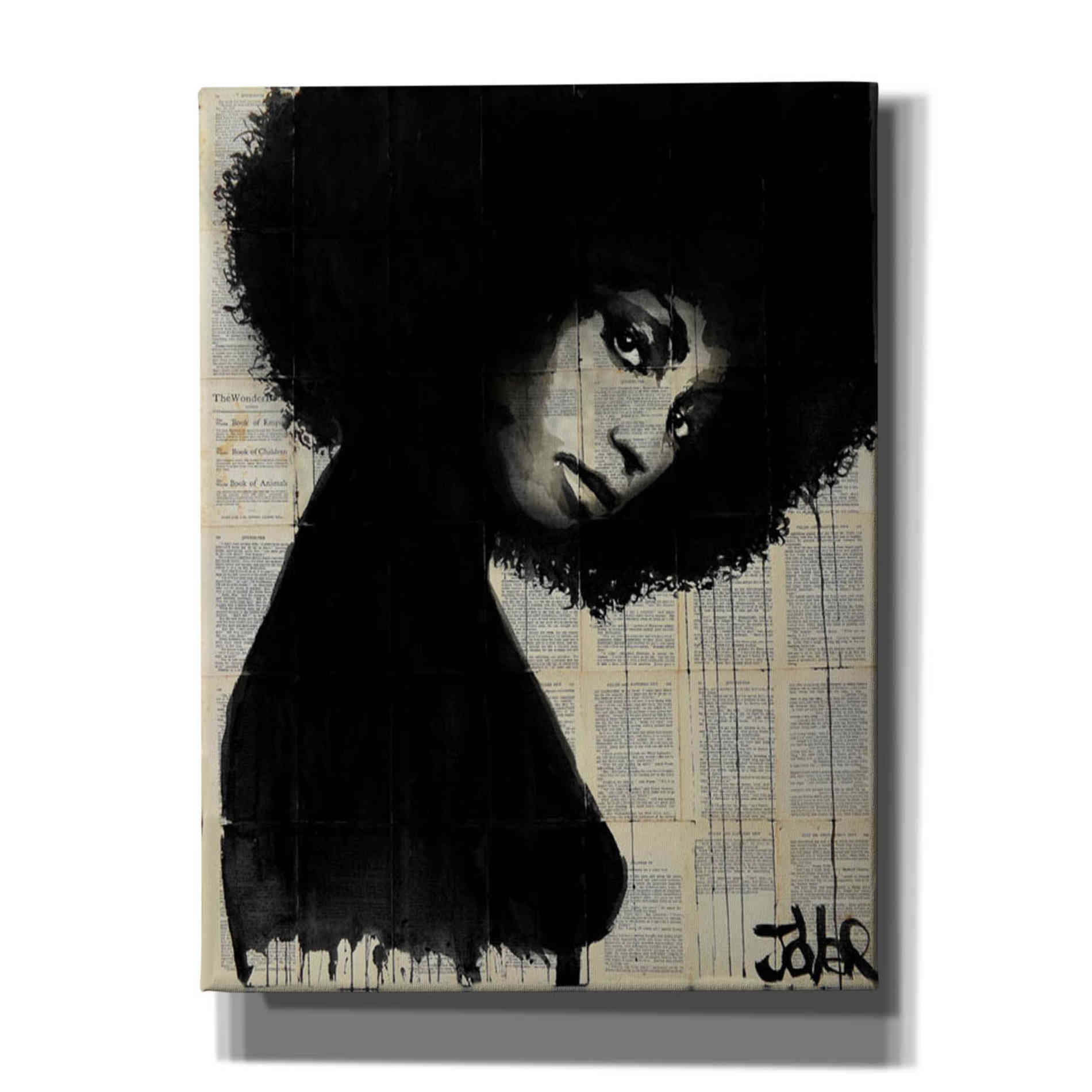 'Celistine' by Loui Jover, Canvas Wall Art