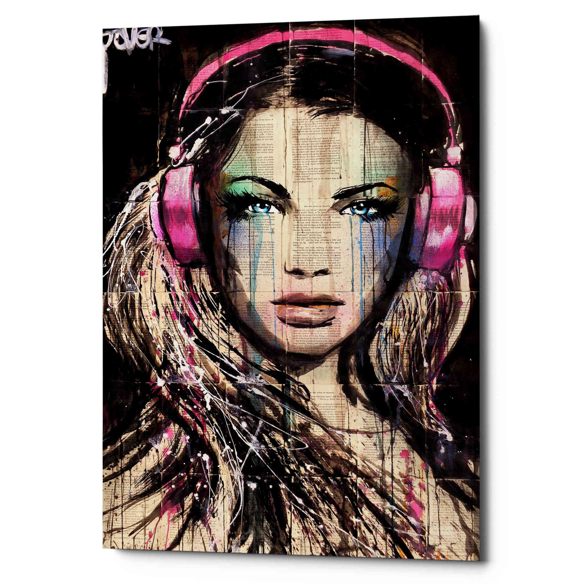 'DJ' by Loui Jover, Canvas Wall Art