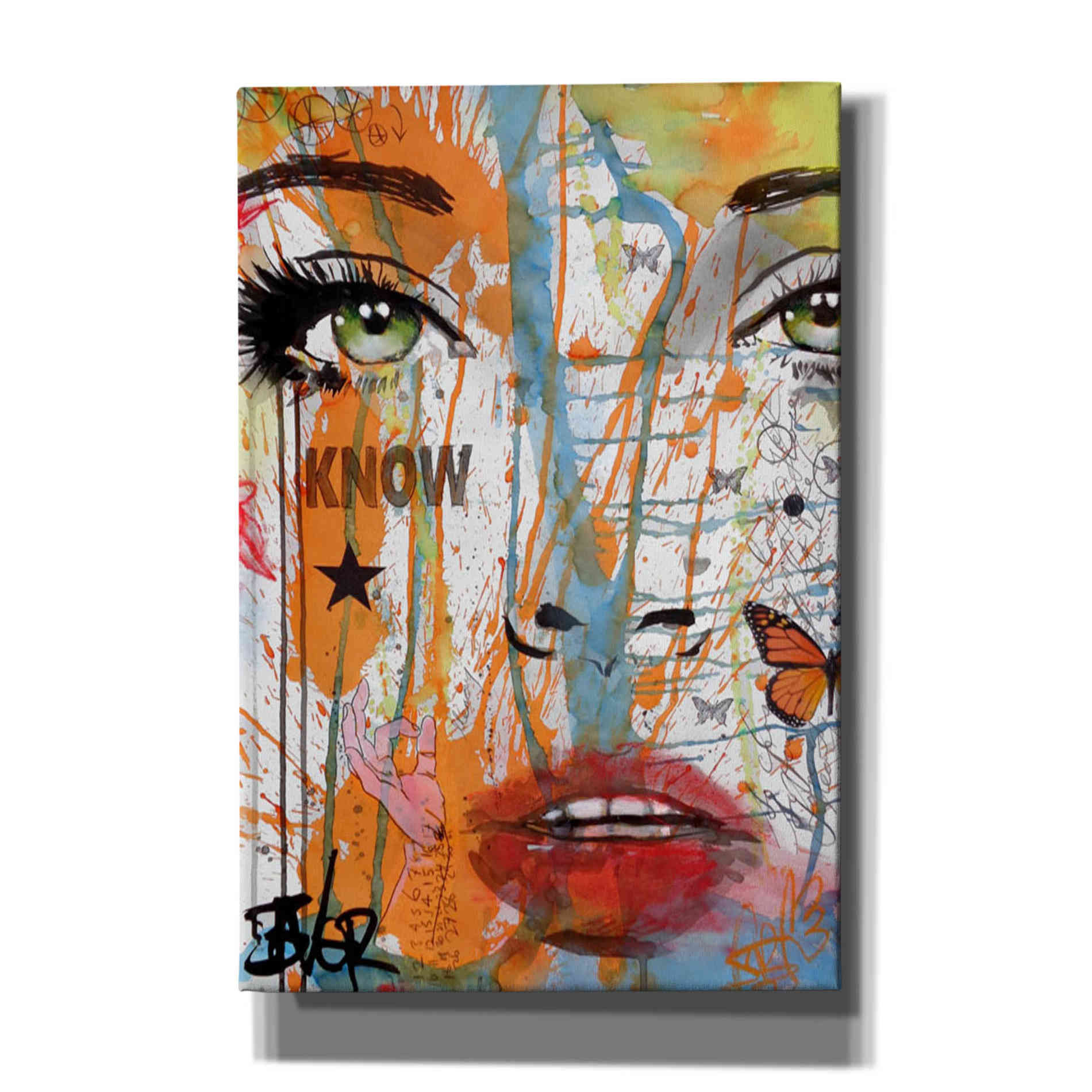 'Know' by Loui Jover, Canvas Wall Art