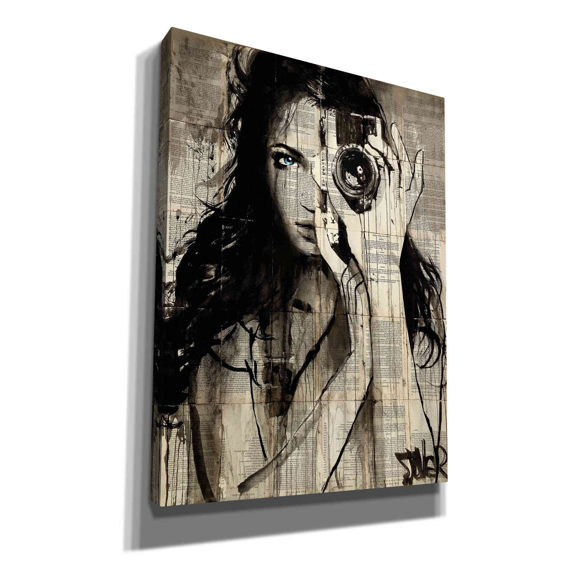 'Long Shot' by Loui Jover, Canvas Wall Art