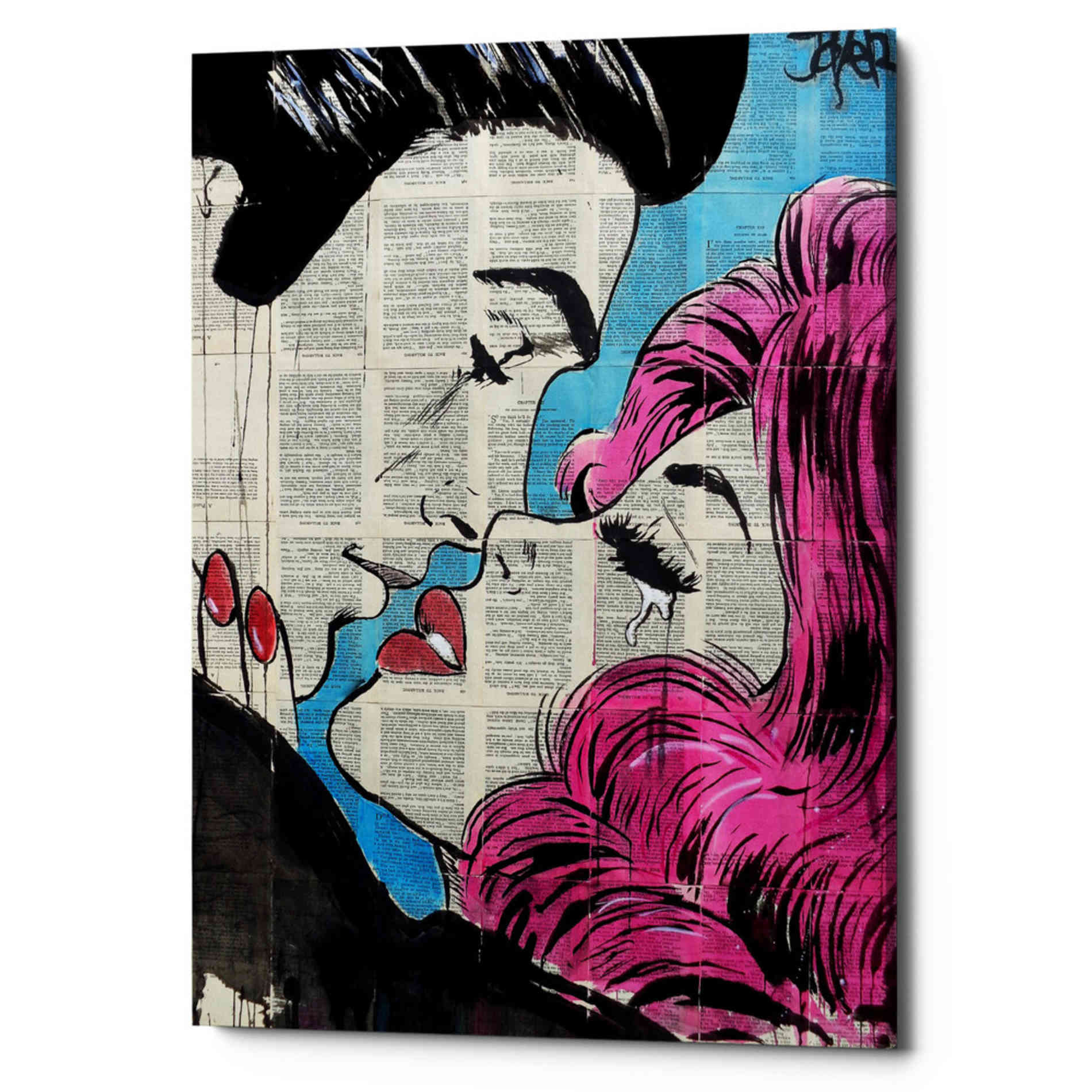 'Moments Like This Go Pop' by Loui Jover, Canvas Wall Art