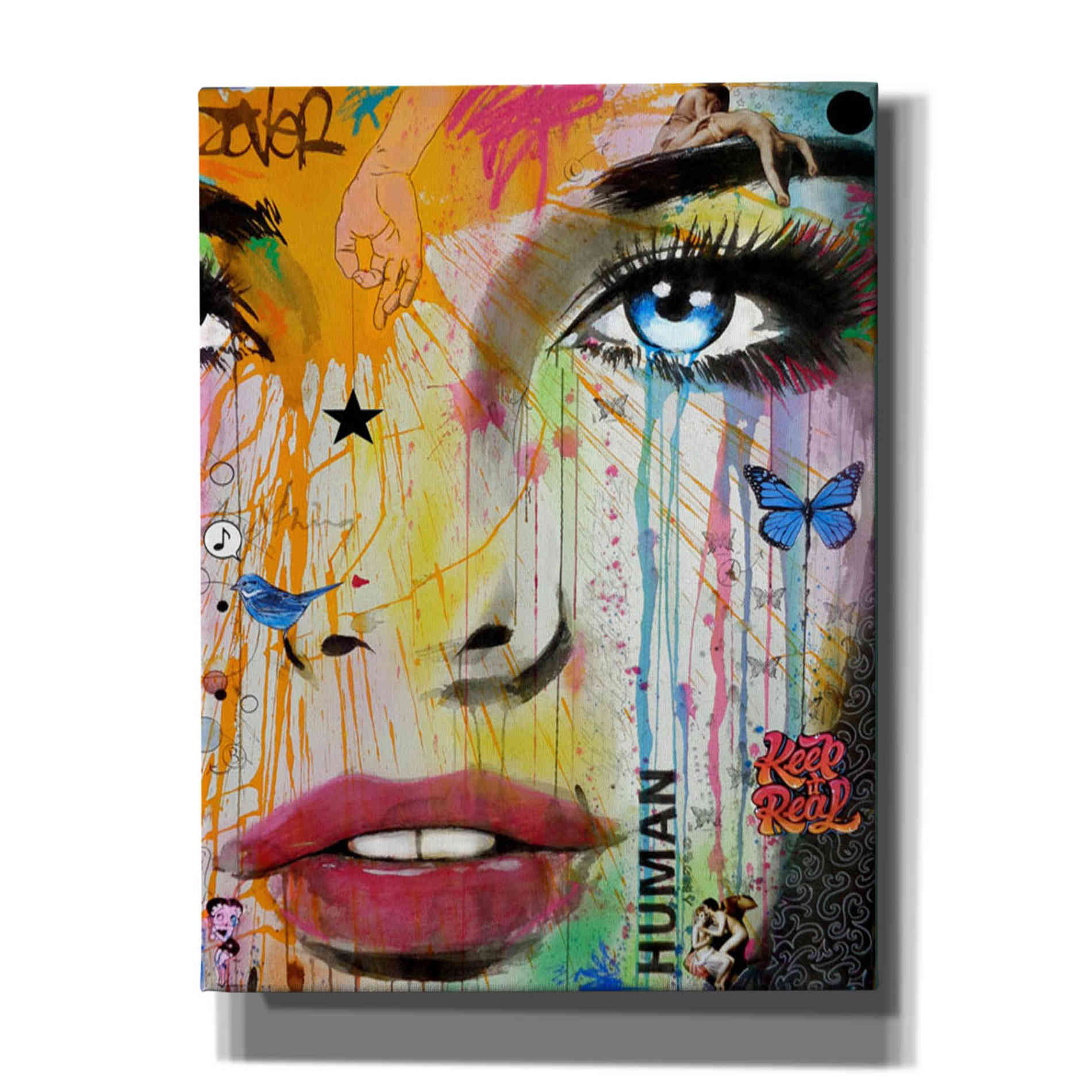 'Reality' by Loui Jover, Canvas Wall Art
