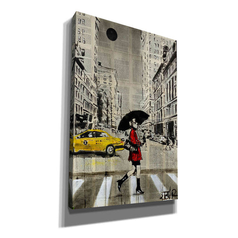 Image of 'Red Coat' by Loui Jover, Canvas Wall Art
