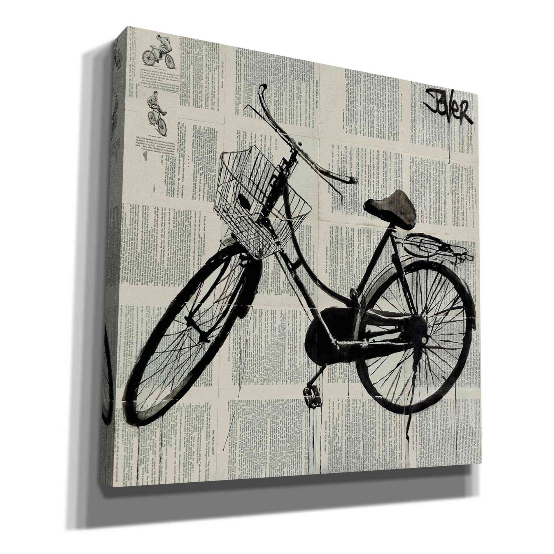 'Ride New' by Loui Jover, Canvas Wall Art
