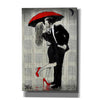 'The Kissing Rain' by Loui Jover, Canvas Wall Art