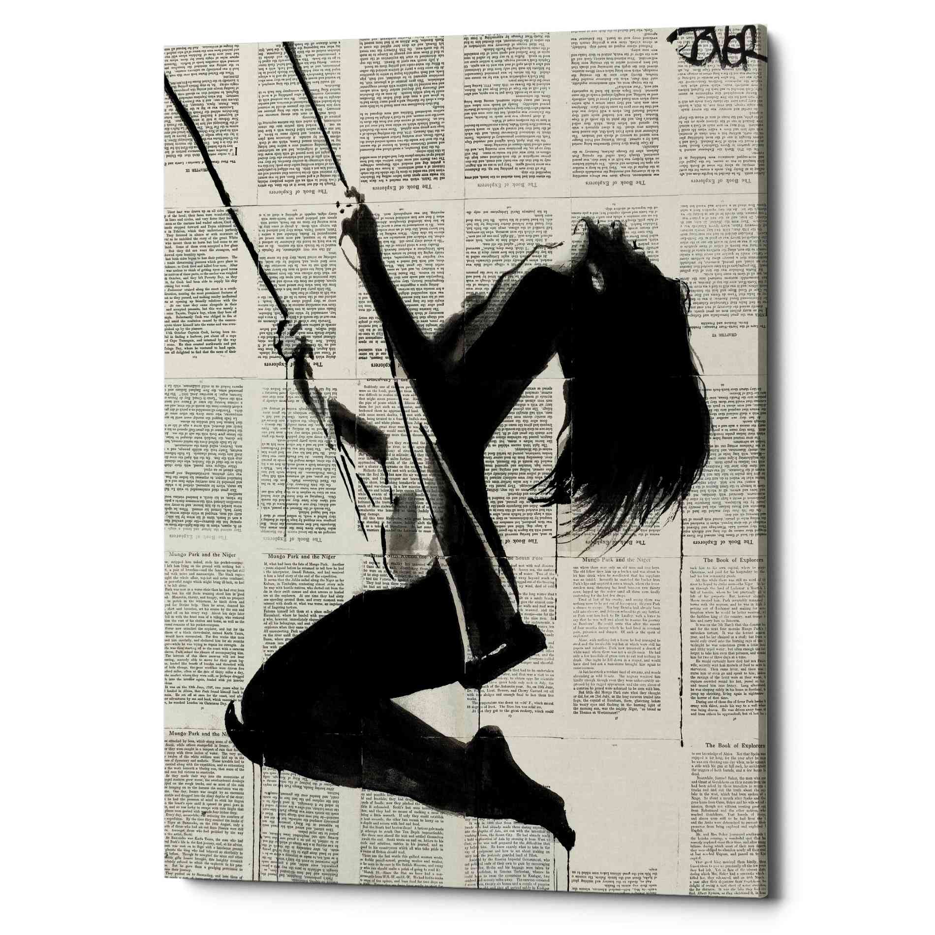 'The Lightness of Being Again' by Loui Jover, Canvas Wall Art