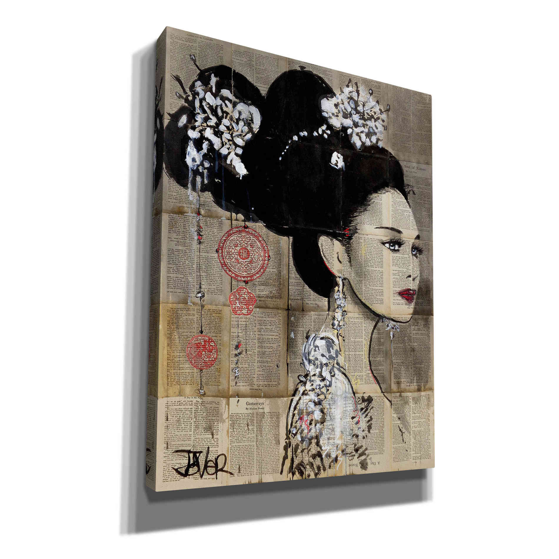 'Yu' by Loui Jover, Canvas Wall Art