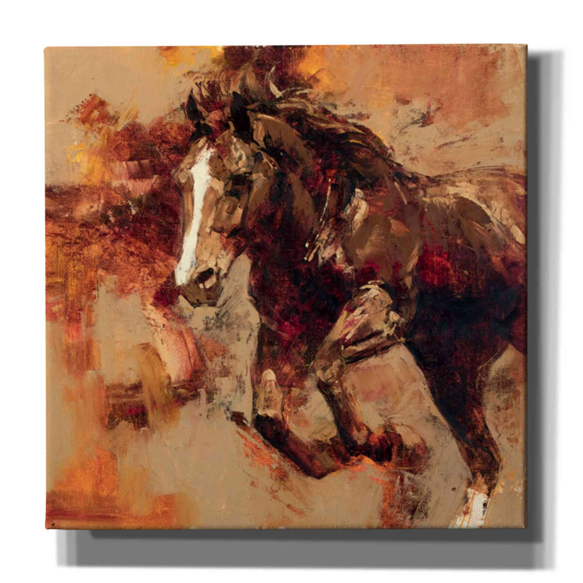 'Earth, Wind, Fire' by Julie T. Giclee Canvas Wall Art