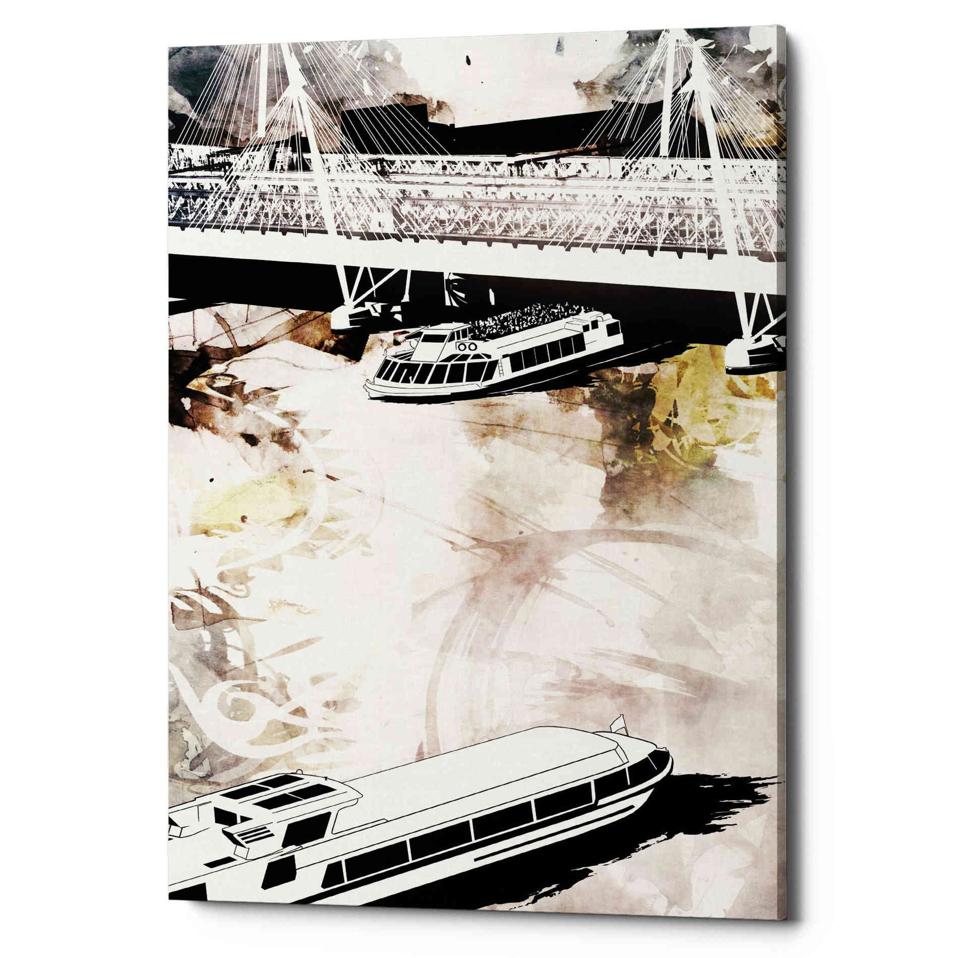'Crossing 1' by Jonathan Lam, Giclee Canvas Wall Art