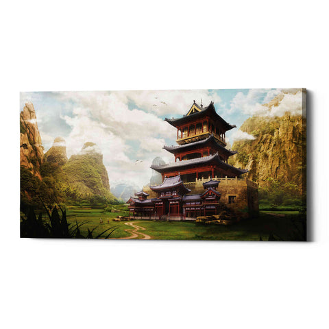 Image of 'Hidden Temple' by Jonathan Lam, Giclee Canvas Wall Art