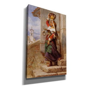 'A Roman Water Carrier' by Carl Haag, Canvas Wall Art,12 x 18