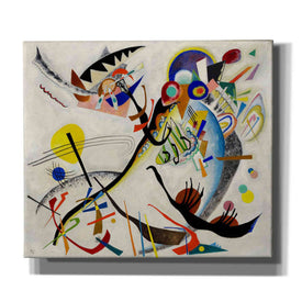 'Blue Segment' by Wassily Kandinsky Canvas Wall Art