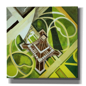 'La Tour Eiffel et Jardin du Champ de Mars' by Robert Delaunay Canvas Wall Art