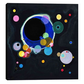 'Several Circles' by Wassily Kandinsky Canvas Wall Art