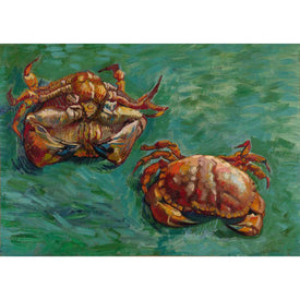'Two Crabs' by Vincent Van Gogh Canvas Wall Art