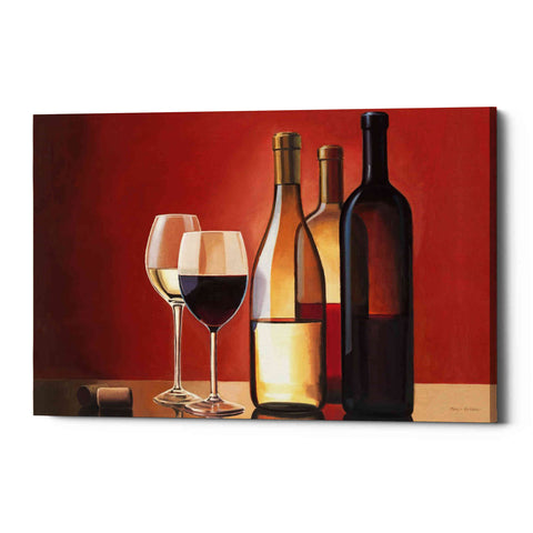 Image of 'Wine Trio' by Marco Fabiano, Canvas Wall Art