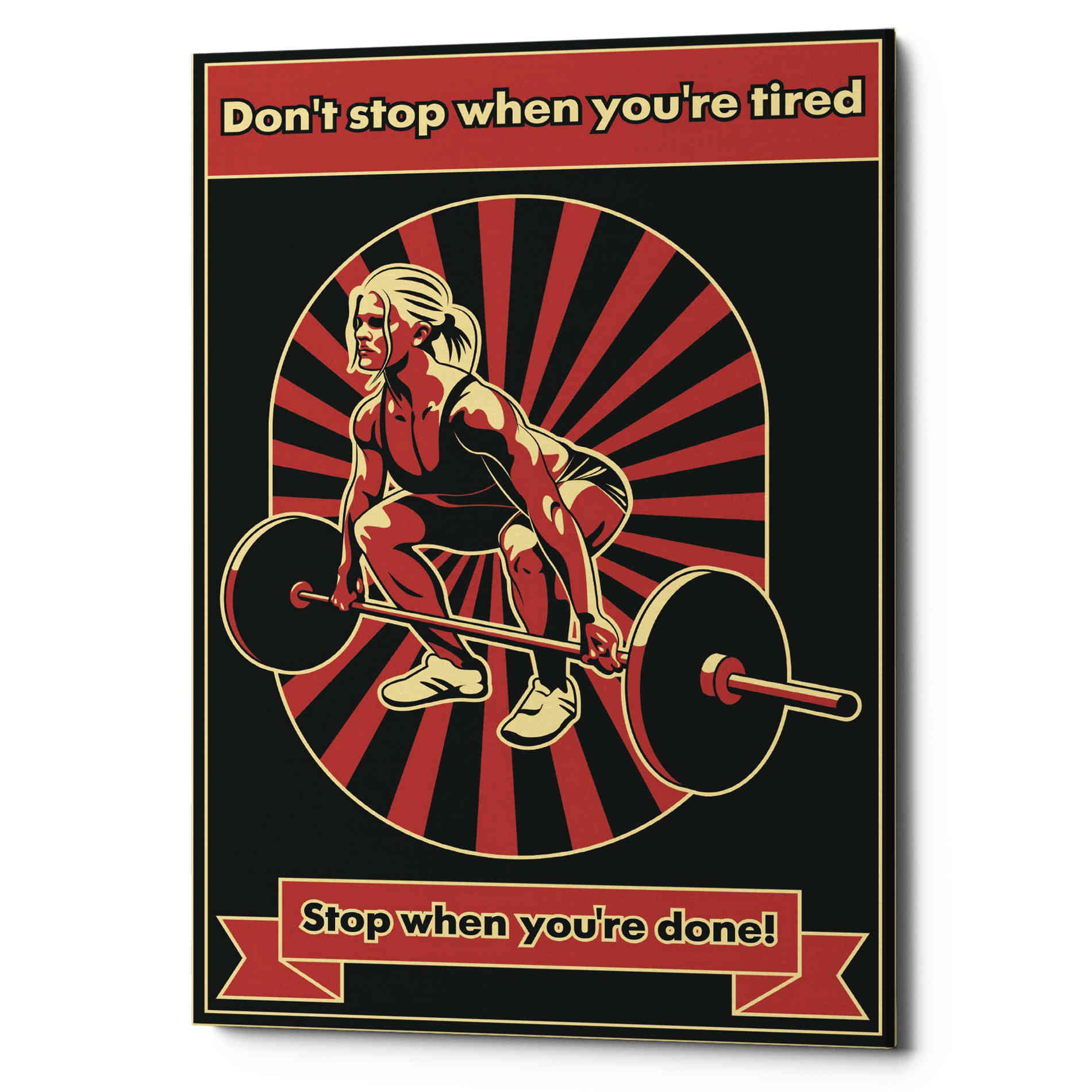'Gym Motivation' Canvas Wall Art