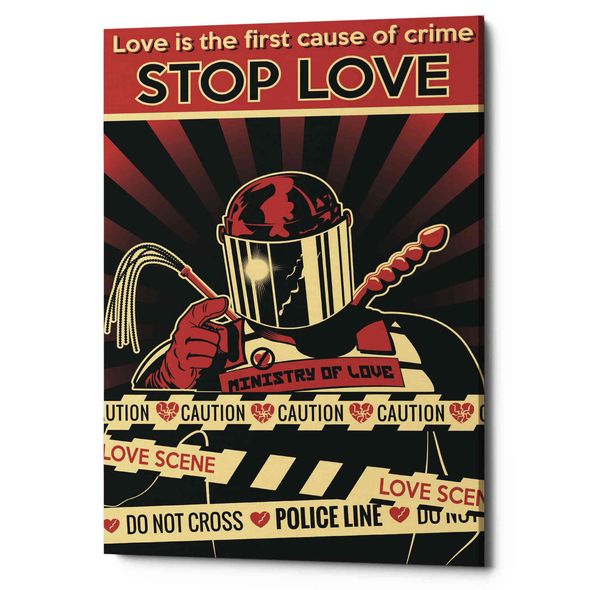'Ministry of Love' Canvas Wall Art