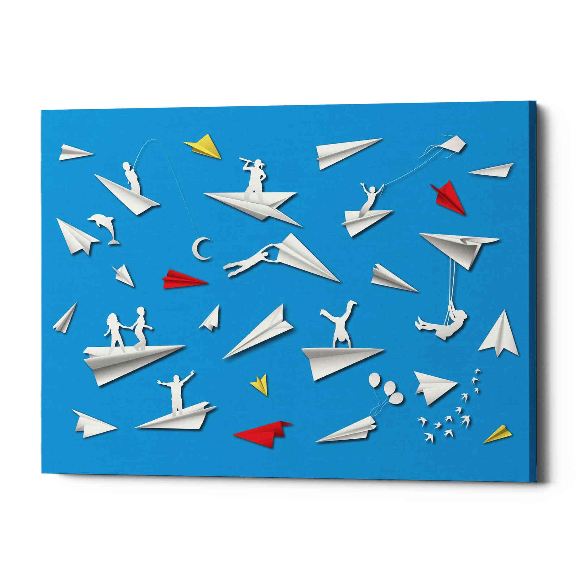 'Paper Planes' Canvas Wall Art