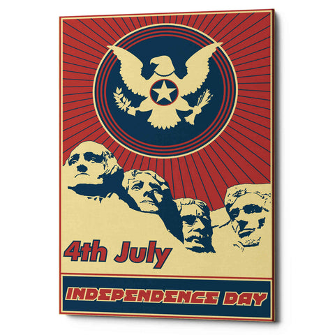 Image of 'Independence Day Rushmore' Canvas Wall Art