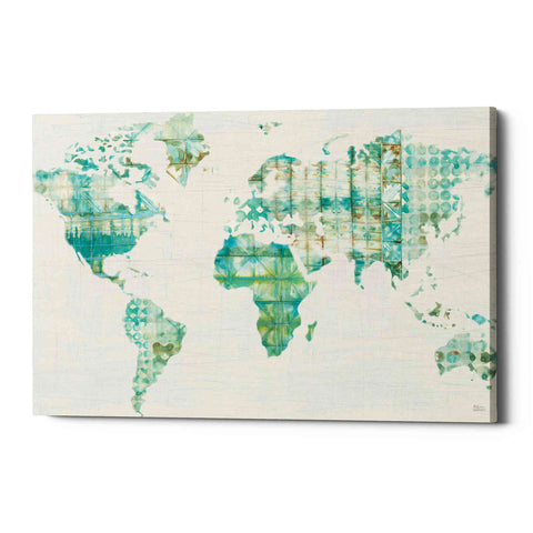 Image of 'Kanari Map' by Melissa Averinos, Canvas Wall Art