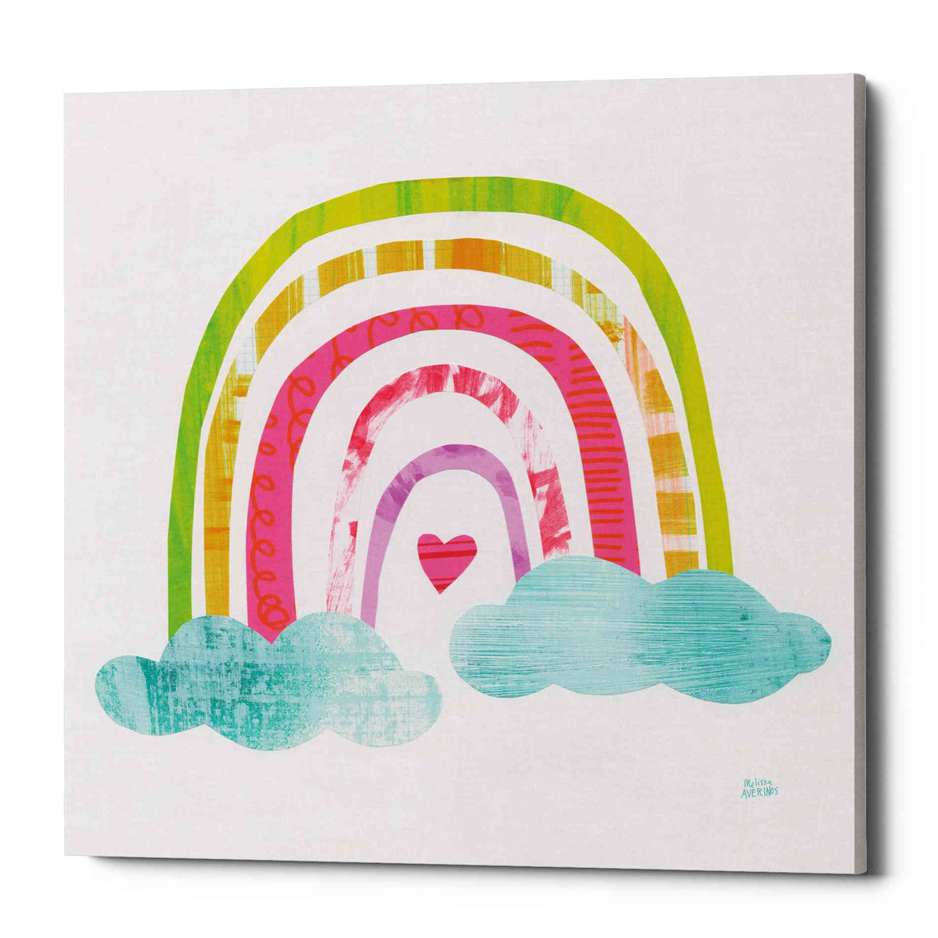 'Unicorn Magic VII Sq' by Melissa Averinos, Canvas Wall Art