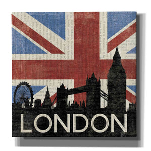 'London ' by Moira Hershey, Canvas Wall Art
