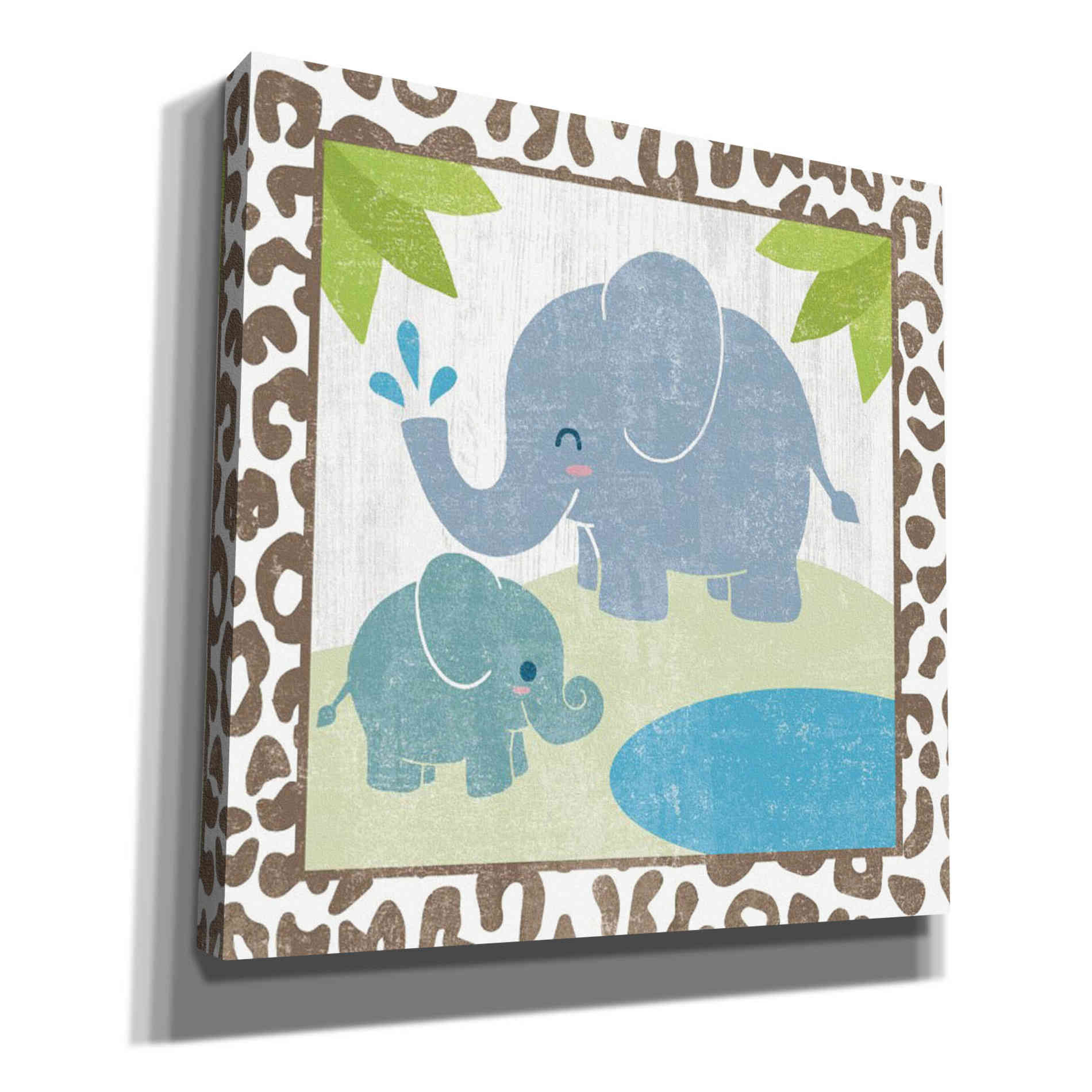 'Safari Fun Elephant' by Moira Hershey, Canvas Wall Art