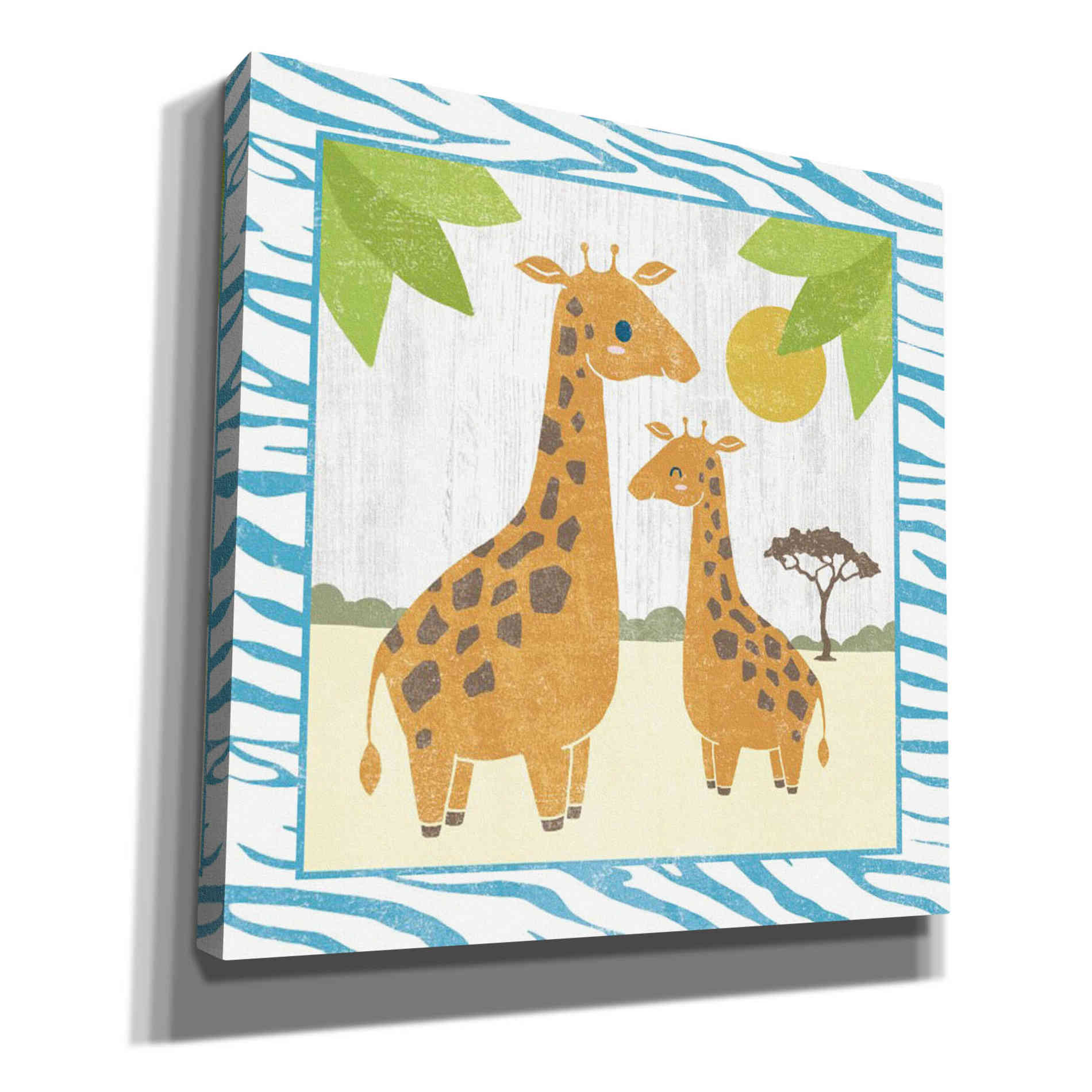 'Safari Fun Giraffe' by Moira Hershey, Canvas Wall Art