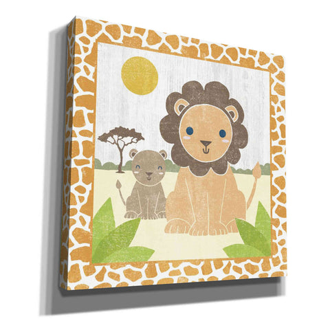 Image of 'Safari Fun Lion' by Moira Hershey, Canvas Wall Art