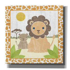 'Safari Fun Lion' by Moira Hershey, Canvas Wall Art